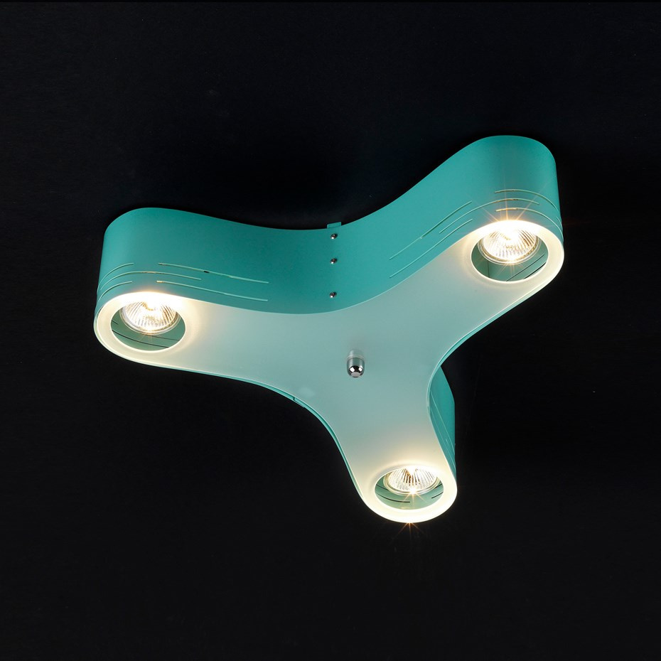 Clover 12 Plafond LED Turkos IP21