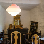 Cloud Opalglas Röd Cloud Opalglas Röd