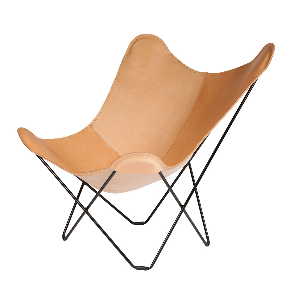 Pampa Mariposa Fåtölj Crude Nature/Black