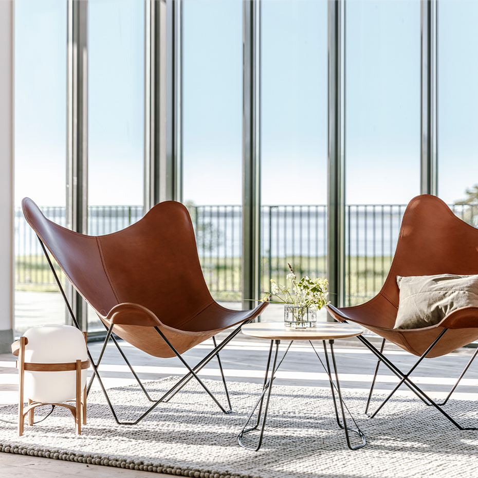 Pampa Mariposa Fåtölj Crude Nature/Black