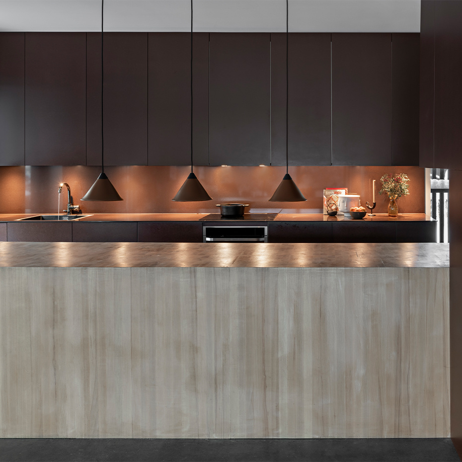 Leather Cone Namibia Pendel 25cm Oak/Black