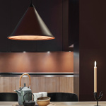 Leather Cone Namibia Pendel 45cm Chocolate/Black Leather Cone Namibia Pendel 45cm Chocolate/Black