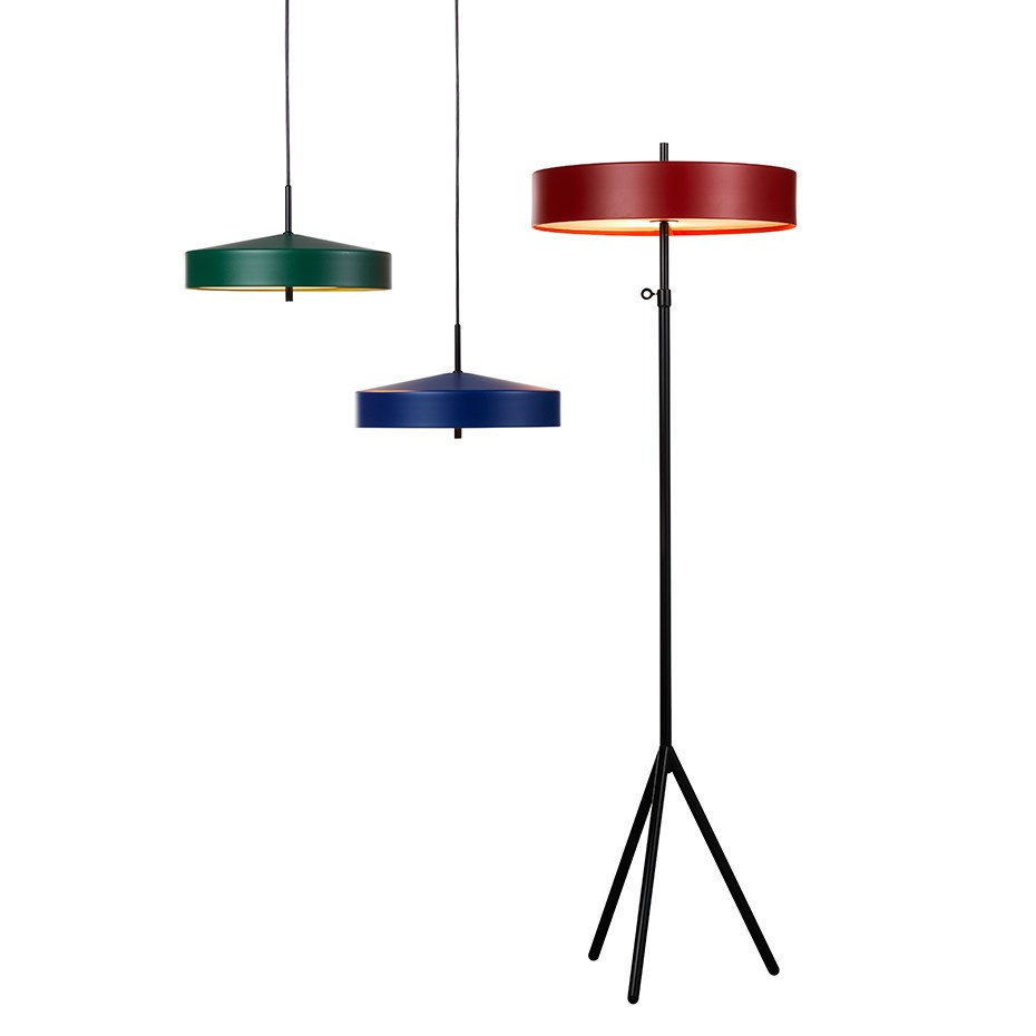 Cymbal 46 Golvlampa Blå