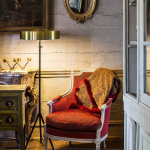 Cymbal 46 Golvlampa Röd Cymbal 46 Golvlampa Röd