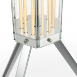 SuperWire F Golvlampa Clear/Polished Aluminum Flos SuperWire F Golvlampa