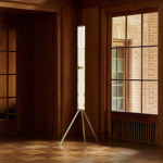 SuperWire F Golvlampa Clear/Polished Aluminum Flos SuperWire F Golvlampa