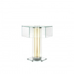 SuperWire T Bordslampa Clear/Polished Aluminum Flos SuperWire T Bordslampa