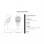 Whisper Bordslampa & Väckarklocka Onyx Black Whisper Bordslampa & Väckarklocka Onyx Black