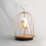 Jingoo Bordslampa & Bluetooth Högtalare Ivory White Jingoo Bordslampa & Bluetooth Högtalare Ivory White