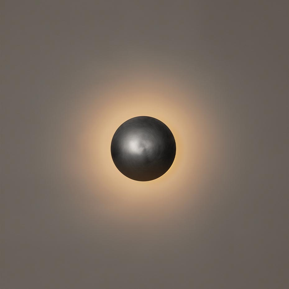 Disco Vägglampa Medium Satin Nickel