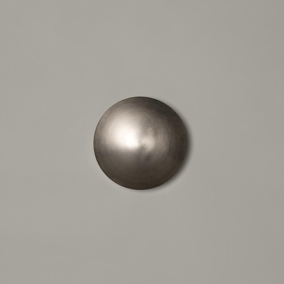 Disco Vägglampa Large Satin Nickel