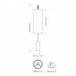 Dórica Golvlampa Dark Brown/Natural Ribbon Med Stabiliserande Fot Dórica Golvlampa Dark Brown/Natural Ribbon Med Stabiliserande Fot