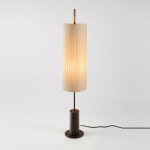 Dórica Golvlampa Dark Brown/Natural Ribbon Med Stabiliserande Fot Dórica Golvlampa Dark Brown/Natural Ribbon Med Stabiliserande Fot