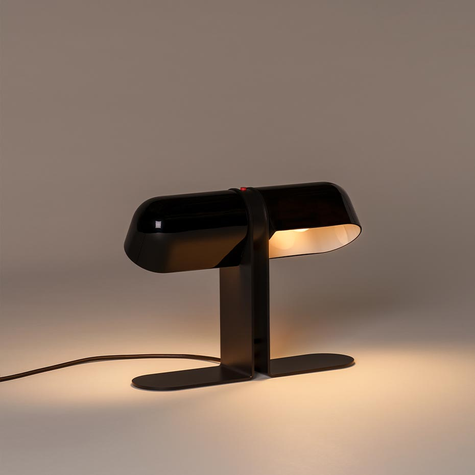 Duo Bordslampa Opaque Black