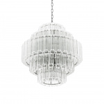 Vittoria Ljuskrona Small Nickel/Clear Glass Vittoria Ljuskrona Small Nickel/Clear Glass