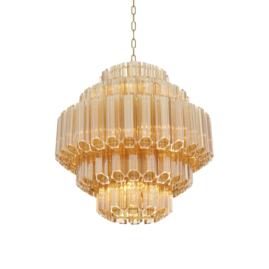 Vittoria Ljuskrona Small Gold/Gold Glass