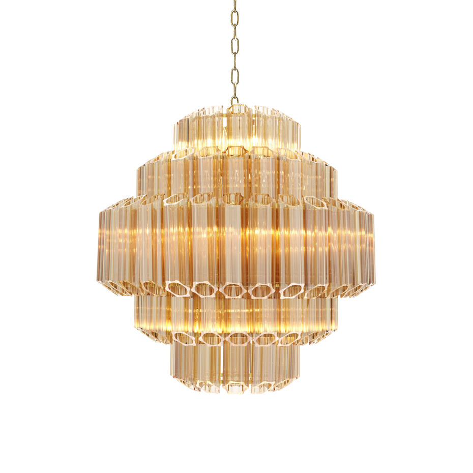 Vittoria Ljuskrona Small Gold/Gold Glass