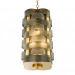 Martinique Ljuskrona Gold/Green Glass Martinique Ljuskrona Gold/Green Glass