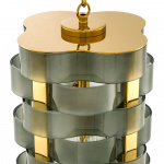 Martinique Ljuskrona Gold/Green Glass Martinique Ljuskrona Gold/Green Glass