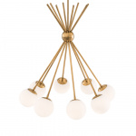 Luxor Ljuskrona Antique Brass/Opal Glass Luxor Ljuskrona Antique Brass/Opal Glass