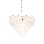 Novida Ljuskrona Antique Brass/Frosted Glass Novida Ljuskrona Antique Brass/Frosted Glass