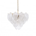 Novida Ljuskrona Antique Brass/Frosted Glass Novida Ljuskrona Antique Brass/Frosted Glass