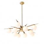 Venezia Ljuskrona Antique Brass/Opal Glass Venezia Ljuskrona Antique Brass/Opal Glass