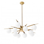 Venezia Ljuskrona Antique Brass/Opal Glass Venezia Ljuskrona Antique Brass/Opal Glass