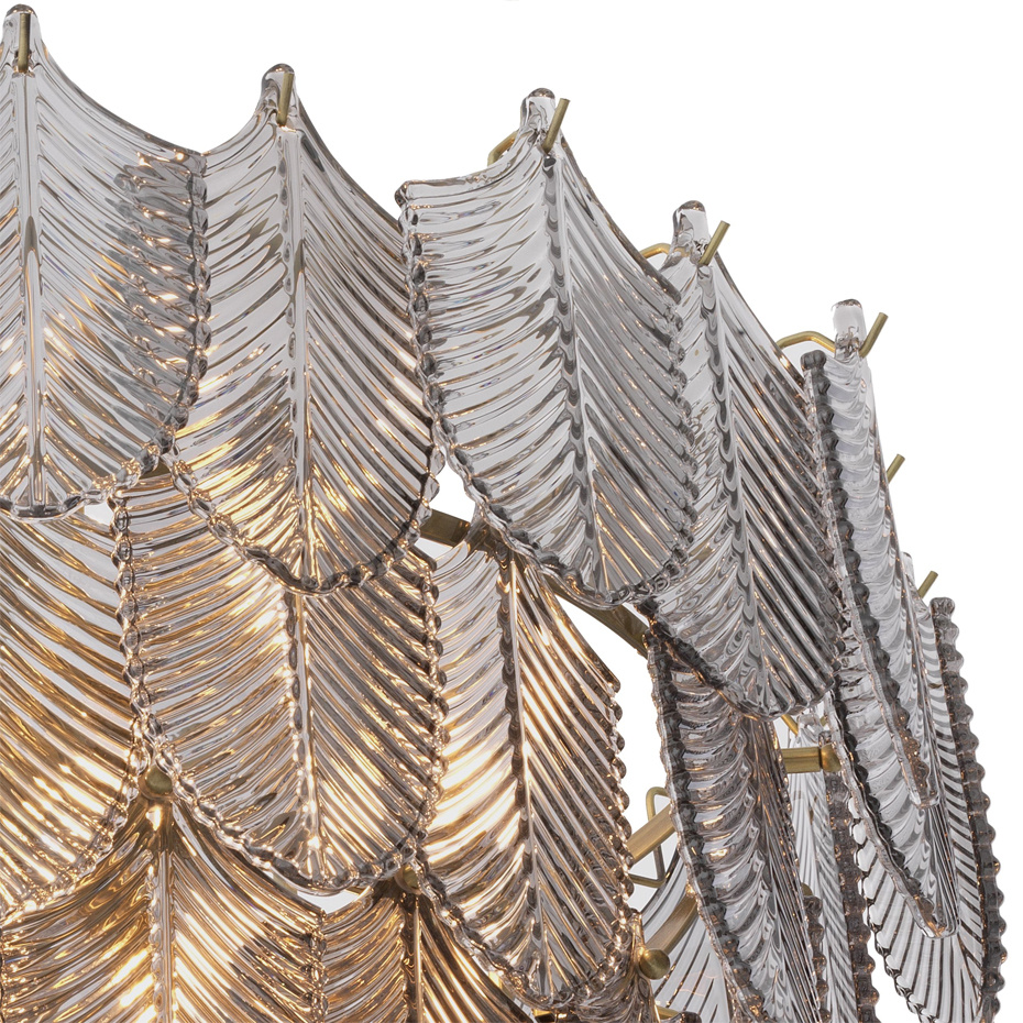 Verbier Ljuskrona Small Light Brushed Brass/Smoked Glass