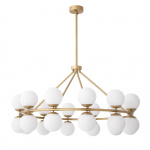 Hutchinson Ljuskrona Antique Brass/Opal Glass Hutchinson Ljuskrona Antique Brass/Opal Glass