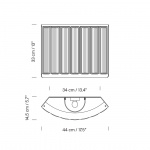 Estadio Vägglampa Texturized Black Estadio Vägglampa Texturized Black