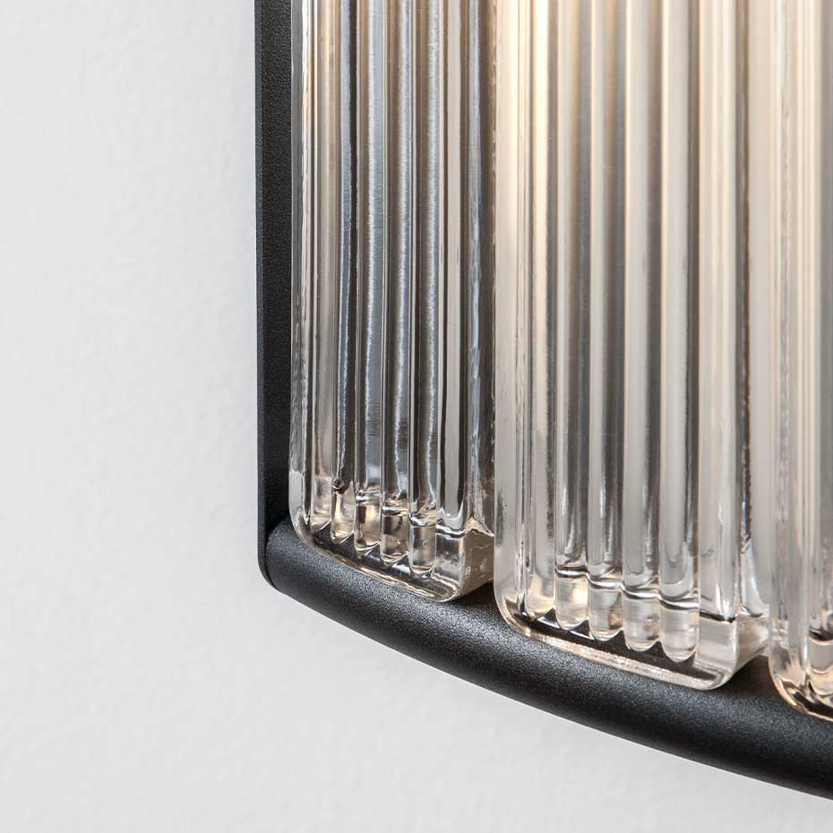 Estadio Vägglampa Texturized Black