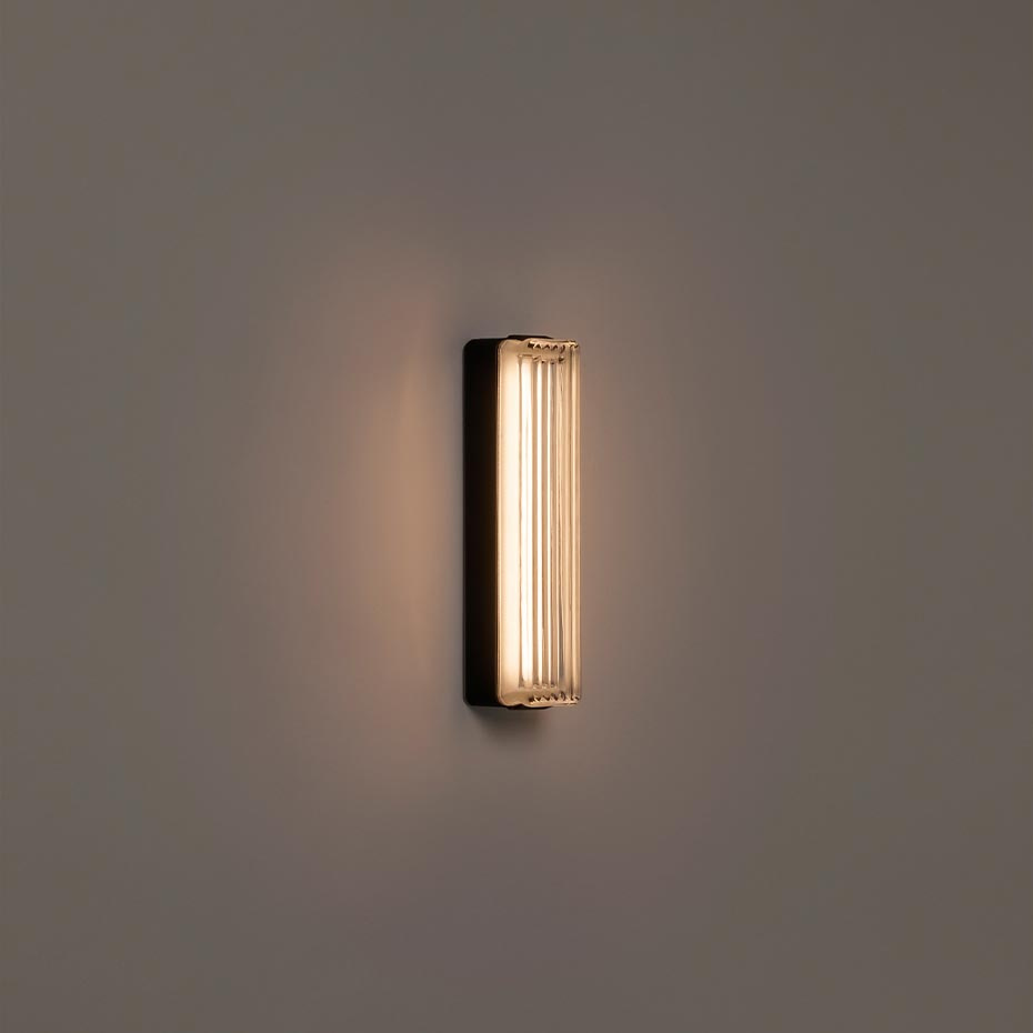 Estadio Singular Vägglampa Texturized Black