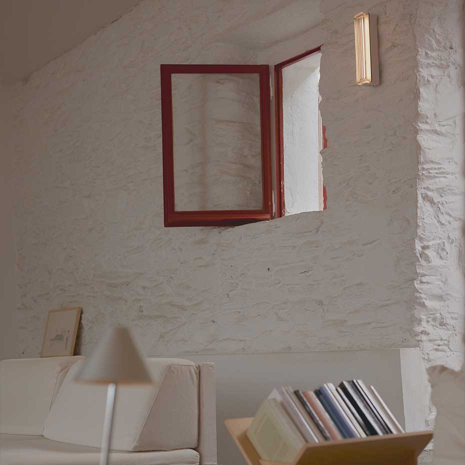 Estadio Singular Vägglampa Texturized Black