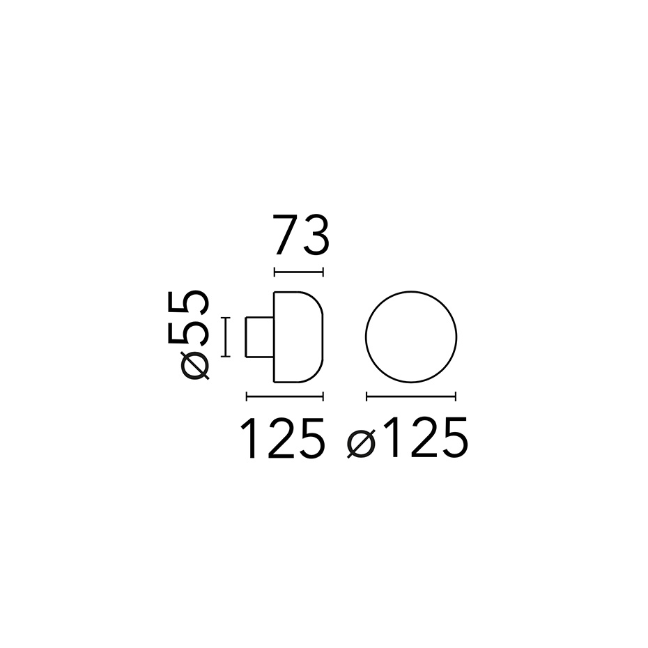 Bellhop Vägglampa Black IP44