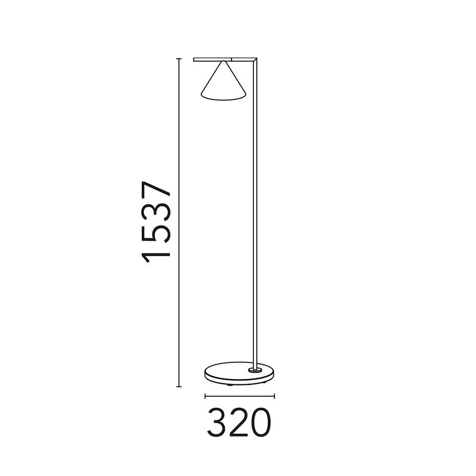 Captain Flint Outdoor Golvlampa Burgundy Red/Black Lava