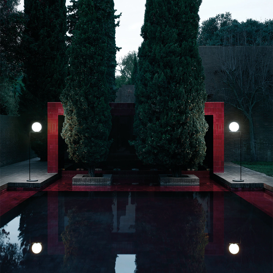 IC Lights F1 Outdoor Golvlampa Deep Brown/Travertino Imperiale