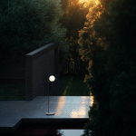 IC Lights F1 Outdoor Golvlampa Brushed Stainless Steel/Occhio di Pernice