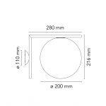 IC Lights C/W1 Outdoor Tak/Vägglampa Deep Brown IP44 IC Lights C/W1 Outdoor Tak/Vägglampa Deep Brown IP44