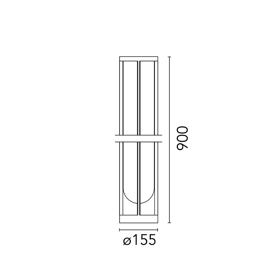 In Vitro 3 Pollare H900 Anthracite