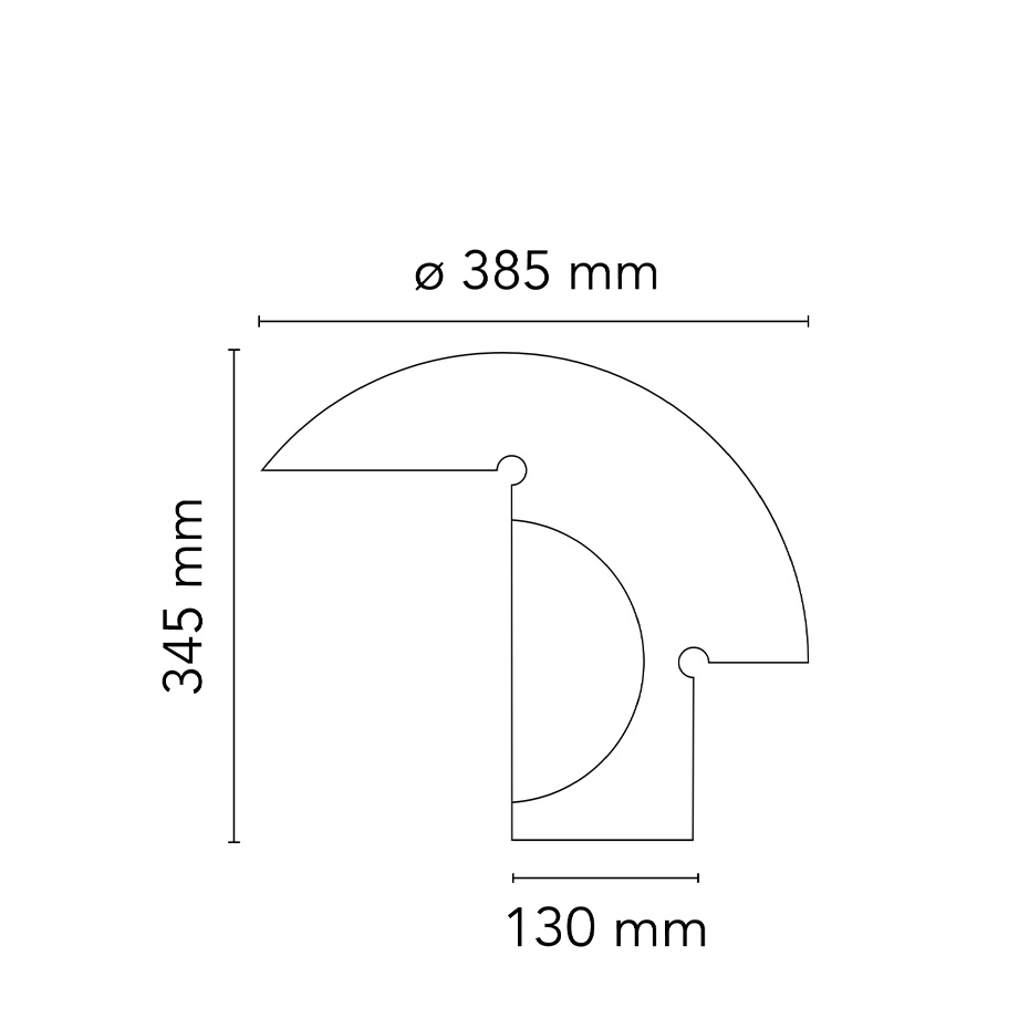 Biagio Bordslampa White Marble