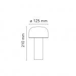 Bellhop Bordslampa Matt Black Bellhop Bordslampa Matt Black