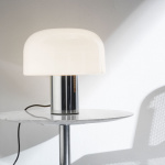 Bellhop Glass T Bordslampa Bright Aluminum Bellhop Glass T Bordslampa Bright Aluminum