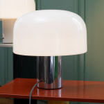 Bellhop Glass T Bordslampa Bright Aluminum Bellhop Glass T Bordslampa Bright Aluminum