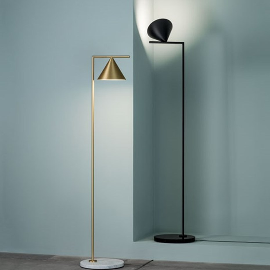 Captain Flint Golvlampa Brushed Brass