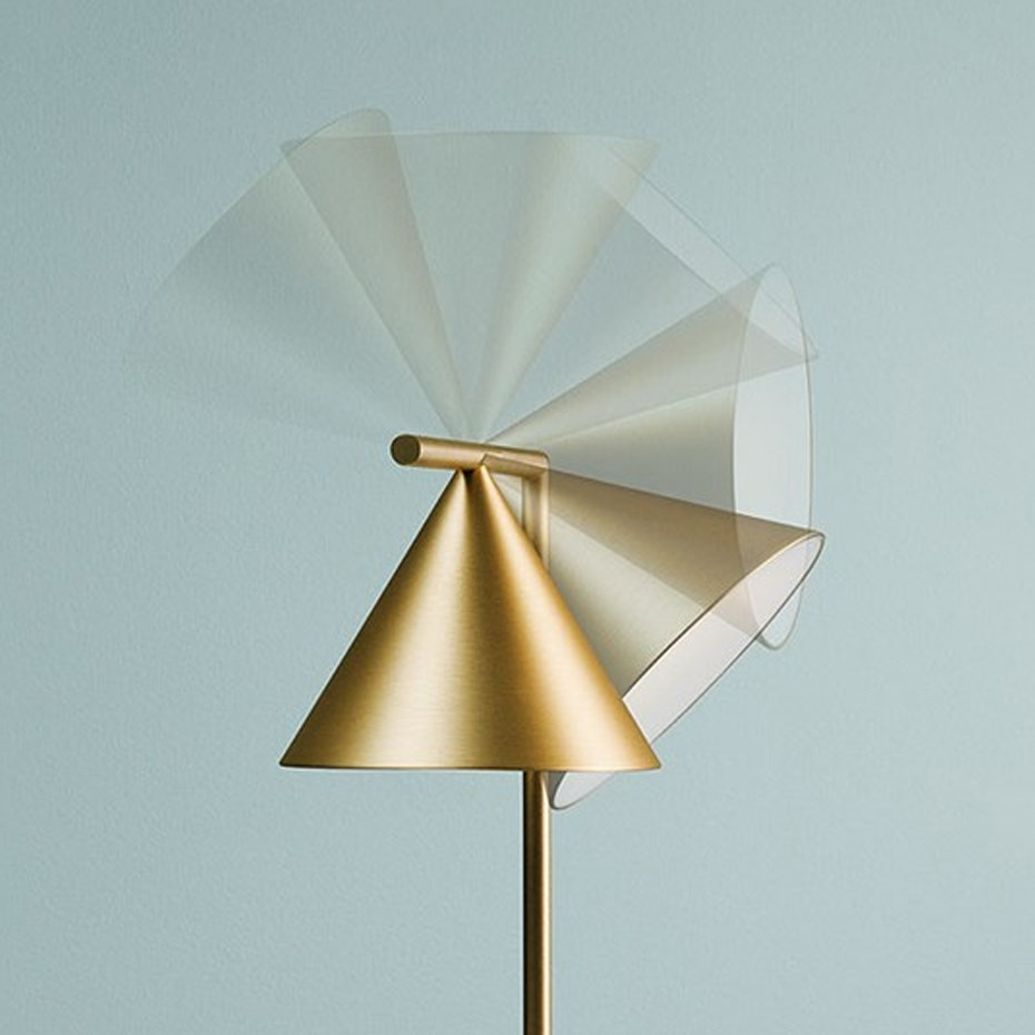 Captain Flint Golvlampa Brushed Brass