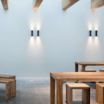 Clessidra 20°+20° Vägglampa White IP55 Clessidra 20°+20° Vägglampa White IP55