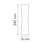 Clessidra 20°+20° Outdoor Vägglampa Deep Brown IP55 Clessidra 20°+20° Outdoor Vägglampa Deep Brown IP55