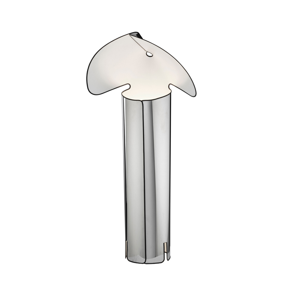 Chiara F Golvlampa Stainless Steel/Black Edge