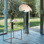 Chiara F Golvlampa Stainless Steel/Black Edge Chiara F Golvlampa Stainless Steel/Black Edge